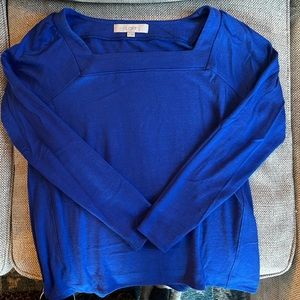 Loft royal blue, square neck tee